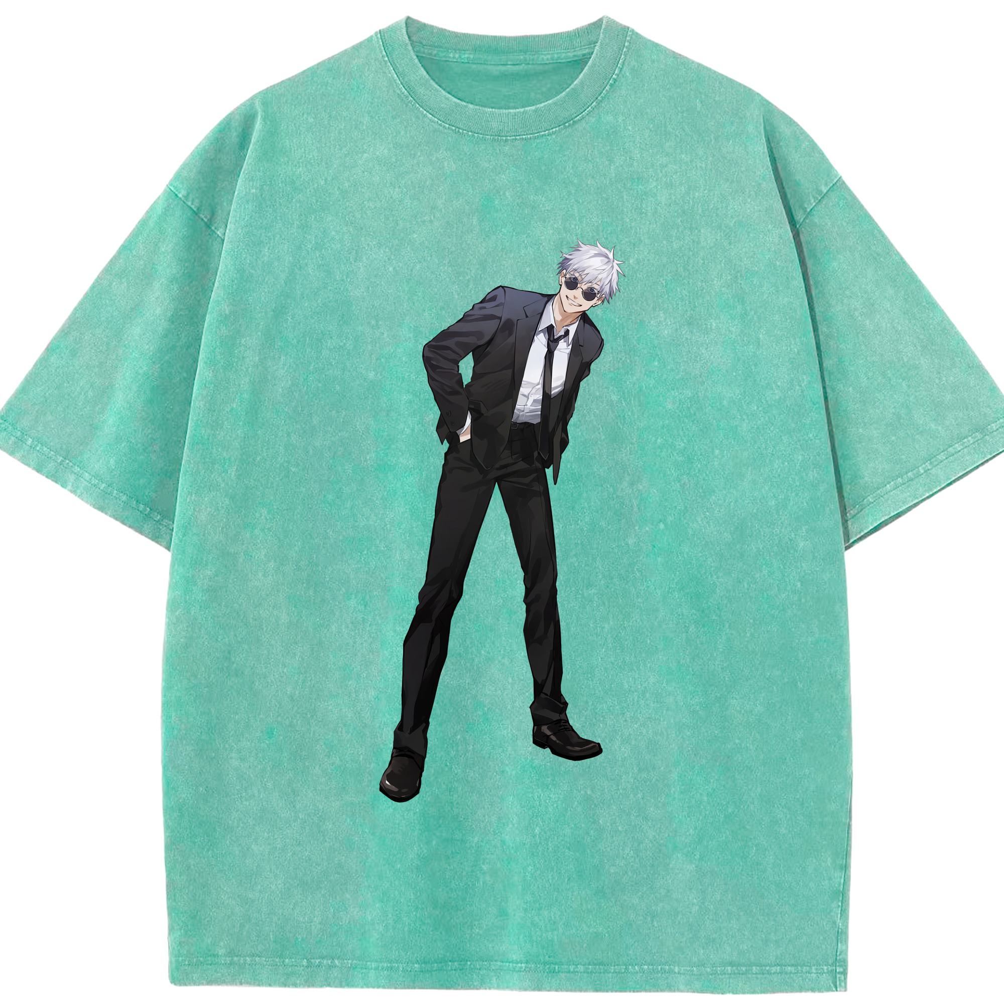 （画像用） 呪術廻戦 Jujutsu Kaisen 綿100% ヴィンテージ風 半袖Tシャツ（フロントプリント）